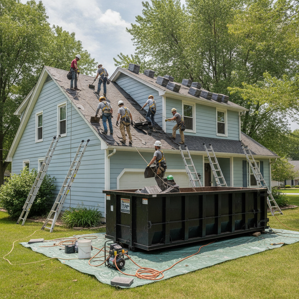 Field operations and crew at work in Canton, OH